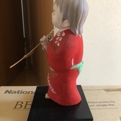 日本人形　昭和　当時物の画像