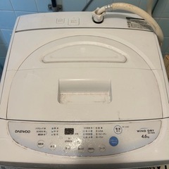 洗濯機 1/30まで
