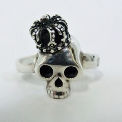 Clash　クラウンベイビー　スカルリング　シルバー925　アク...