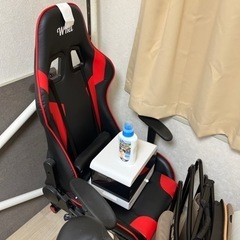 受け渡し予定者決定済み ゲーミングチェアと加湿器、加湿器除菌のセット