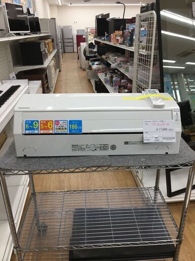 ★ジモティ割あり★ パナソニック　Panasonic、 エアコン  2.2kw 17年製 室内機分解洗浄 SJ4903