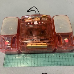 ★ジャンク品★ スケルトンなラジカセ