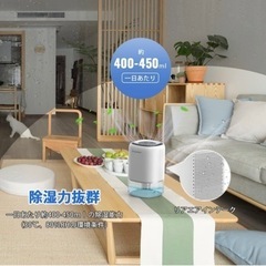 値下げしました！｟小型除湿機｠【1500ml＆強力除湿＆PSE認証済み】除湿機 小型除湿器 コンパクト 静音作業 7色ナイトライト付き 省エネ 湿気&梅雨対策 結露防止 カビ防止 部屋干し 自動停止機能搭載 脱衣所/押入れ/トイレ/洗面台 おしゃれ-ホワイト蓋の画像