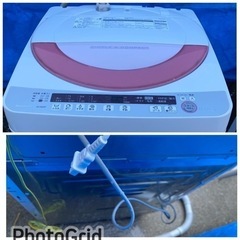 お薦め品‼️激安‼️分解洗浄済み‼️シャープ洗濯機6kg 2015年