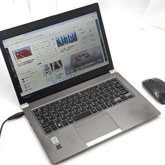 送料無料 Windows11 新品マウス付き Office済 中古ノートパソコン 高速SSD 13.3型 薄型 東芝 R63/Y 第5世代Core i5 8G Wi-Fi Bluetooth