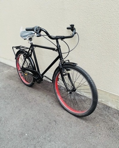 (決まりました！) 中古自転車完成！24インチのクルーザーのような中古自転車デス！