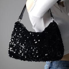 スパンコール　ビーズバック　パーティバック