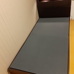 【ニトリ】シングルベッド　ダークブラウン