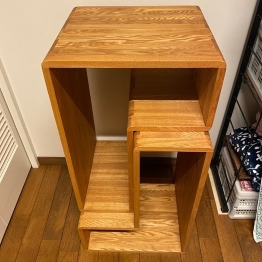 飾り棚  タモ材