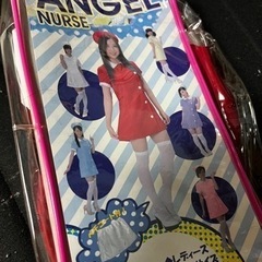 コスプレ、赤色ナース服