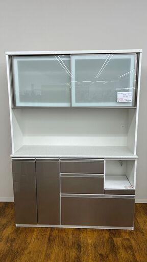 ★ジモティ割あり★ NITORI 食器棚  H200×D45×W140 クリーニング済み MT219