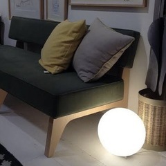 2/1まで 無印良品 フロアライト丸・Ｌ MJ-FM35A-Wの画像