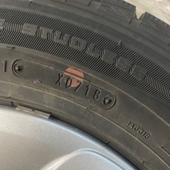 バリ目スタッドレス145.80.13 ホイール付き　2本の画像