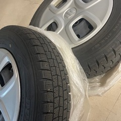 バリ目スタッドレス145.80.13 ホイール付き　2本の画像