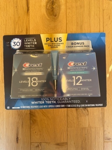 クレスト　3D ホワイトニングテープ　2箱セットおまけ付き