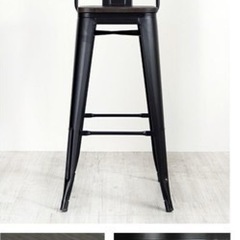 【新品】カウンターチェア ブラック1脚