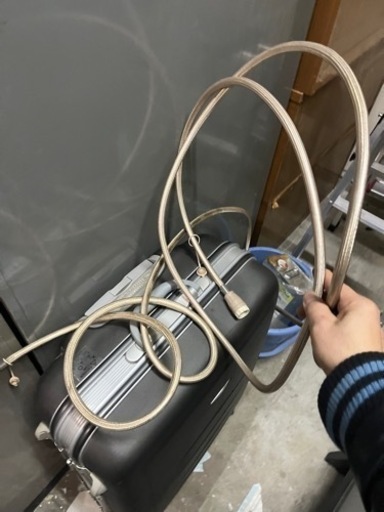 ガスホース　5m ガスファンヒーター用　硬めなタイプ