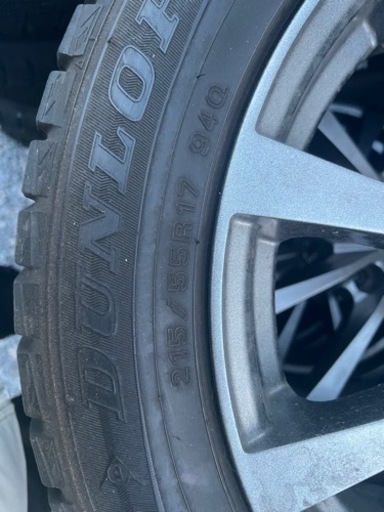 215/55R17スタッドレスタイヤ＋アルミホイールセット