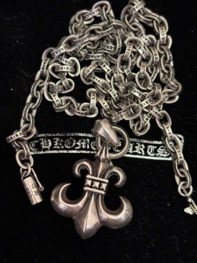 【CHROME HEARTS】クロムハーツキャップ＋クロムハーツネックレス　BSフレアwithベイルチャーム &ペーパーチェーン