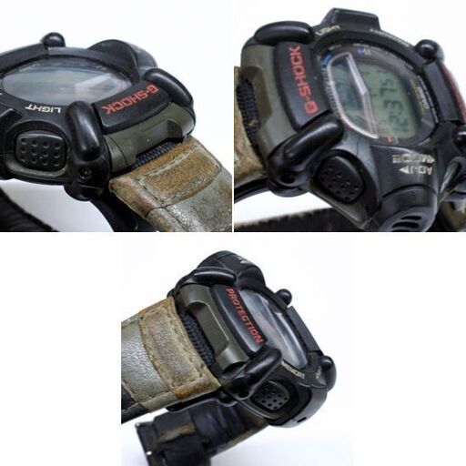 動作品 ヒビワレ・カケあり CASIO G-SHOCK RISEMAN DW-9100BJ-1A 1664