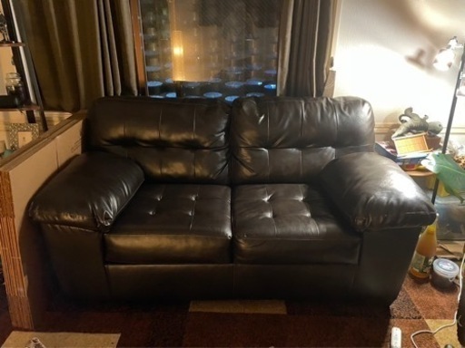 本革ソファ❗️￥30000→￥10000‼️最終セール