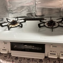 リンナイ　Rinnai　ガステーブルコンロ 水なし片面焼きグリル