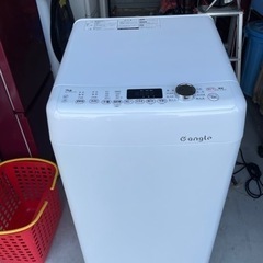 愛知近郊配送無料　eangle 7kg洗濯機　ANG-WM-B70-W  洗剤自動投入　2021年製
