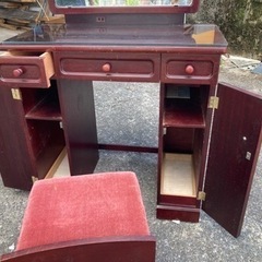 レトロ・鏡台・お化粧台の画像