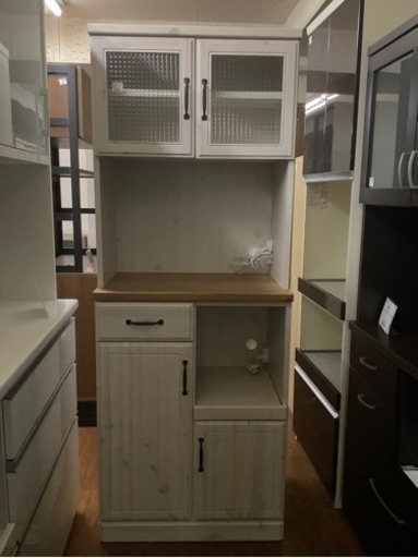 大川家具 レンジボードガラス扉付 リバプール入荷致しました‼︎