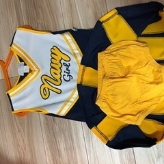 チアガールのコスチューム（子供用）の画像