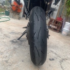 トリッカー使用スーパーモタードホイールセットの画像