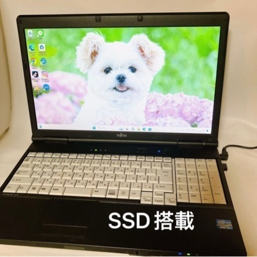 初期設定済　Core i5-3320　すぐに使える　SSD搭載　ＤＶＤもＯＫ　 富士通 FUJITSU
