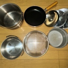 キャンプアウトドア　調理器具セットの画像