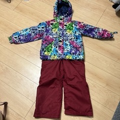 120センチ　スキーウェア　上下セット