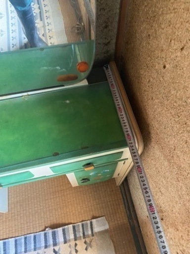 ドレッサー 鏡台 昭和レトロ 当時物 レトロポップ インテリア 緑 グリーン ドレッサー 鏡台 昭和レトロ 当時物 レトロポップ インテリア 緑