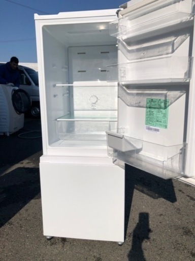 北九州市内配送無料　保証付き　2022年式　冷蔵庫 ホワイト AT-RF160-WH [162L /2ドア /右開きタイプ]