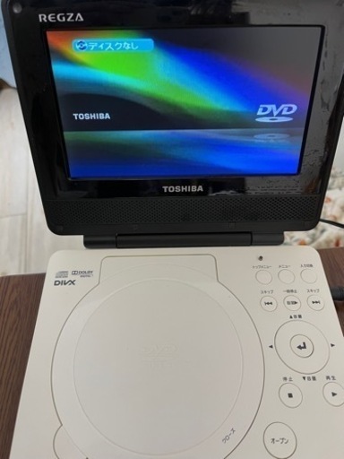 【受け渡し予定者決定】TOSHIBAポータブルDVD プレーヤー