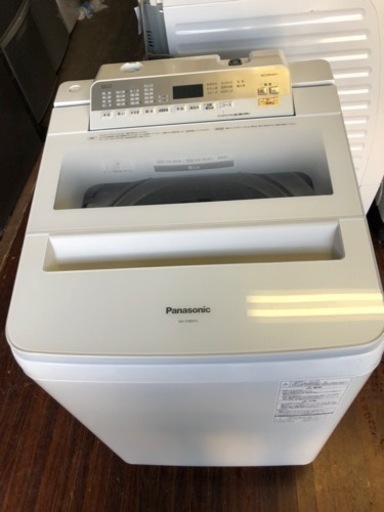 北九州市内配送無料　保証付き　パナソニック Panasonic NA-FA80H5-W [全自動洗濯機 8kg ホワイト]