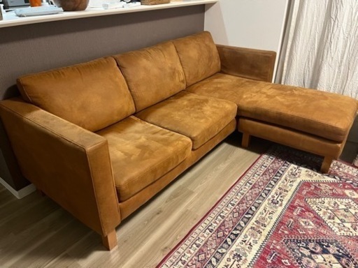 決まりました。⭐︎2月末まで出品⭐︎NOCE カウチソファ　ライトブラウン