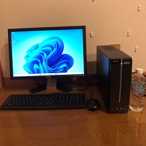 デスクトップパソコン モニターセット/Pentium G2030/メモリ8GB/新品SATA SSD64GB/Windows11/Wi-Fi/管理55