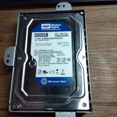 ウエスタンデジタル社製3.5インチ５００GBハードディスク