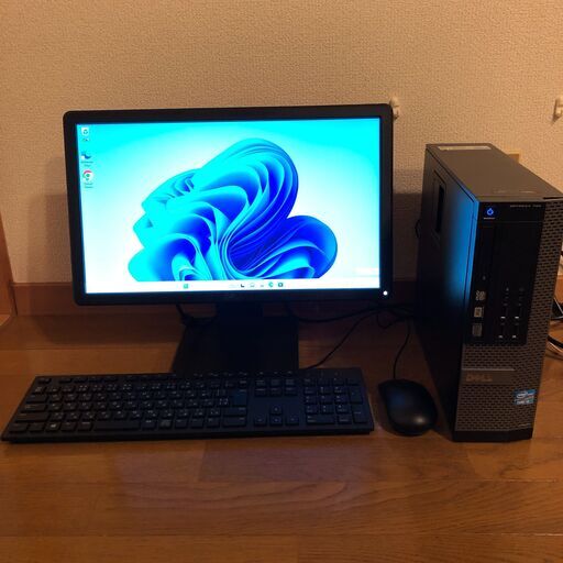 デスクトップパソコン モニターセット/Core i5 2500/メモリ8GB/新品SATA SSD128GB/Windows11/Wi-Fi/管理56