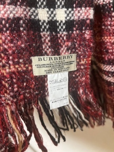 ★BURBERRY バーバリー　マフラー ストール チェック 柄　中古品（状態良品）