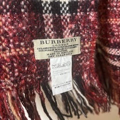 BURBERRY バーバリー　マフラー ストール チェック 柄　中古品（状態良品）の画像