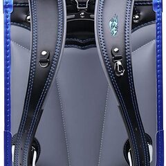 【新品】最新 男の子ランドセル 高級合皮 ファイアモデル 6年保証 全国送料無料 スクールバック 小学生通学カバンブ ブラック/ネイビーの画像