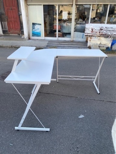 万代店　オフィスデスク　ゲーミングデスク　L字デスク