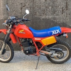 お値下げ　希少　XLX250 ビンテージモトクロス　書類付き　実働　VMXの画像