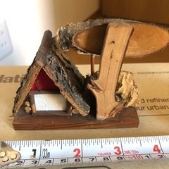 郷土玩具3点　湯の丸高原　スキー山小屋　お土産　昭和　当時物　の画像