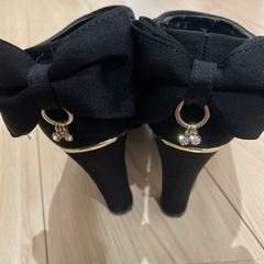 ブーツ　黒　ブラック　Mの画像