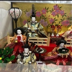 雛人形 お雛様 ガラスケース入り 3段雛 初節句 女の子 ３月 人形 桃の節句の画像